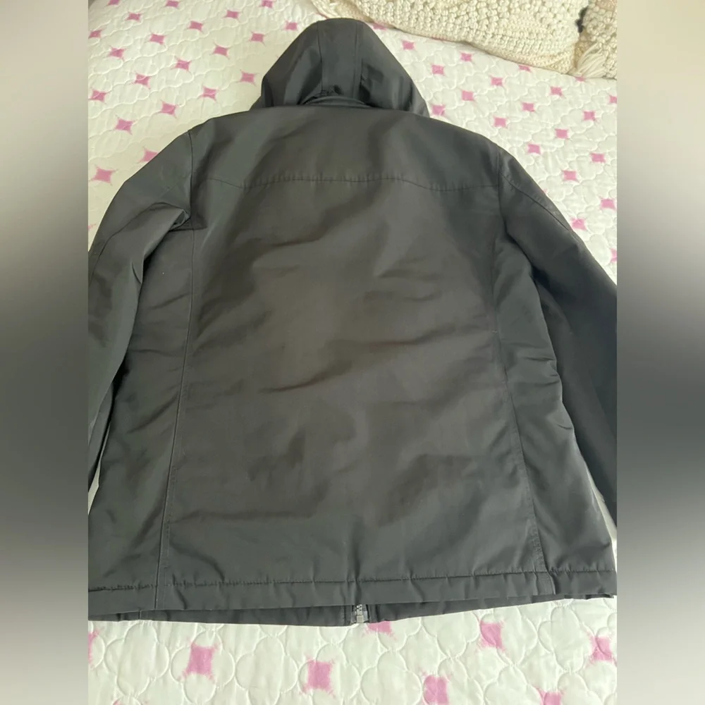 Johnston & Murphy Black XC4 Extreme Comfort Hood Cargo Performance Jacket Large